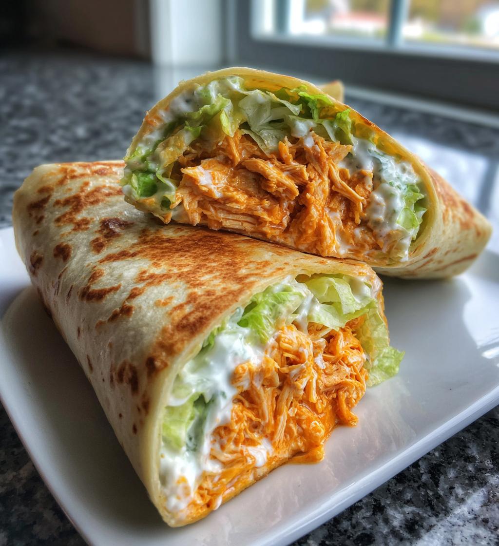 Buffalo Chicken Wraps Recipe - Quick, Easy & Deliciously Spicy