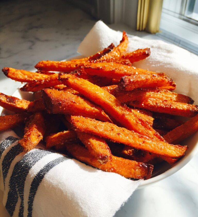 sweet potato fries oven crispy