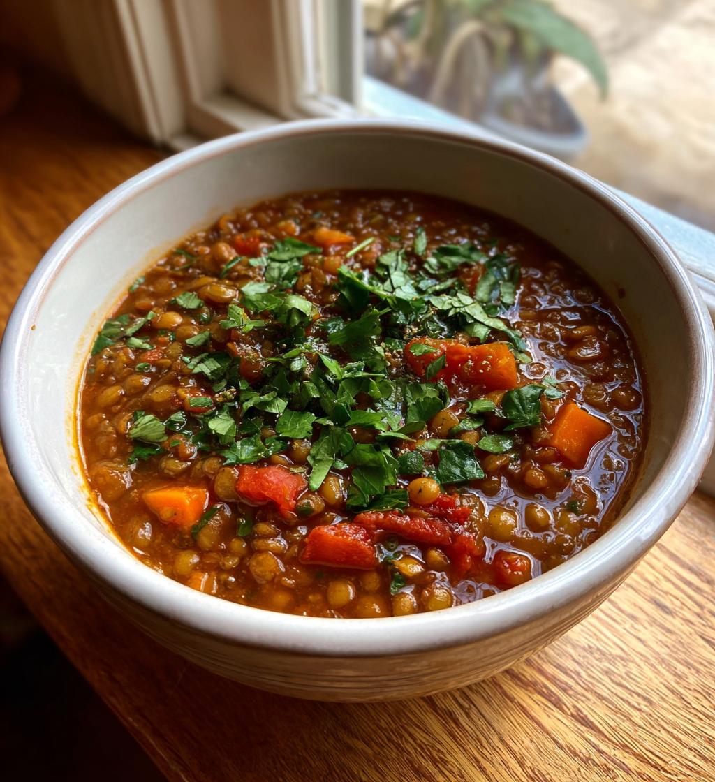 Slow Cooker Lentil Soup Recipe - Easy, Healthy and Delicious