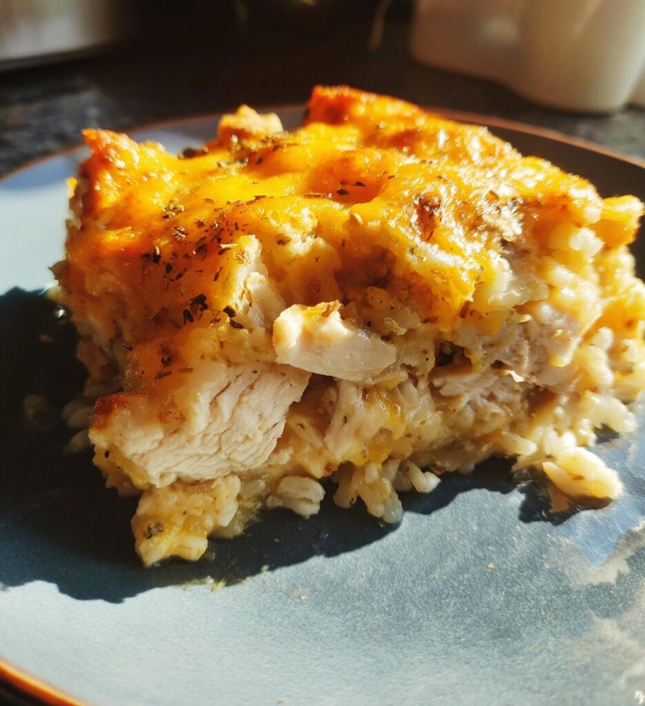 creamy chicken and rice casserole