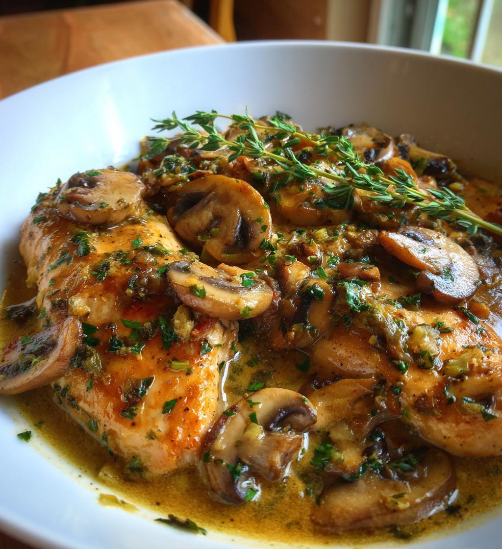 Creamy Chicken Marsala Recipe - Easy & Delicious Dinner Idea - step by step