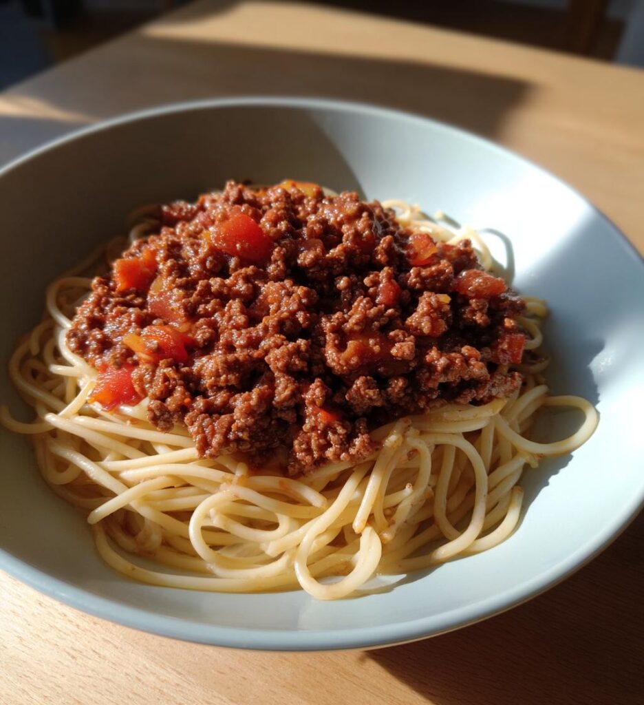 easy spaghetti bolognese recipe