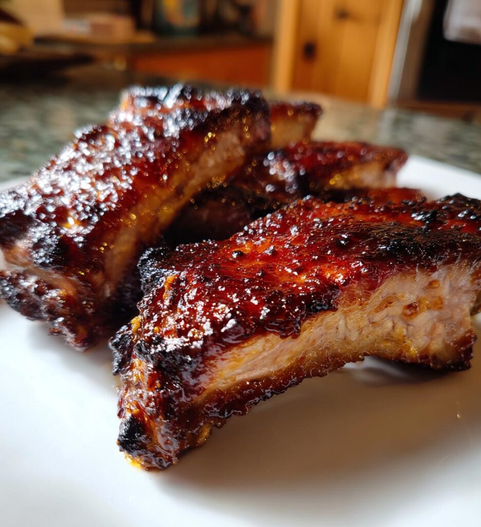 baked honey garlic pork chops