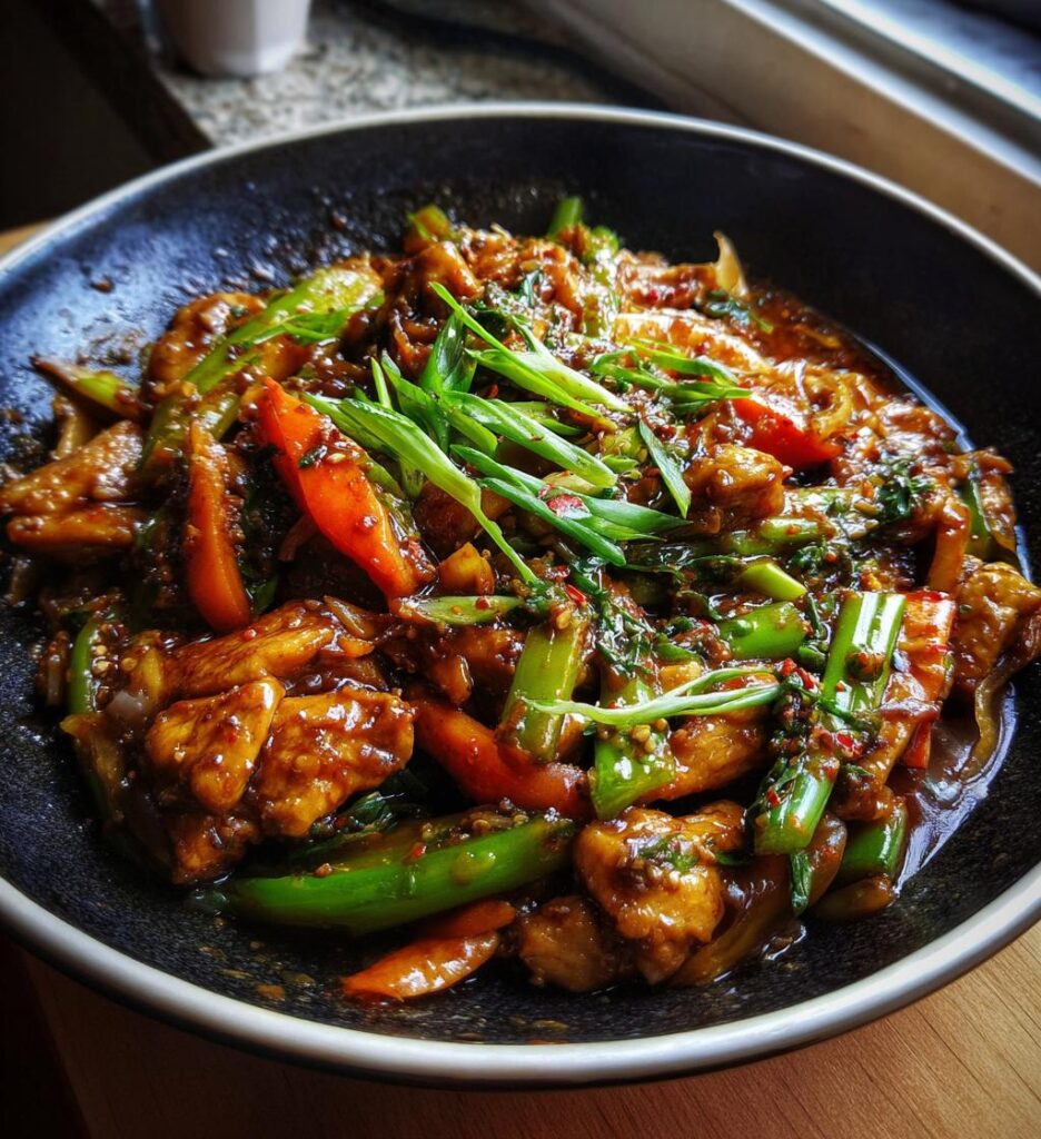 chicken stir fry with vegetables