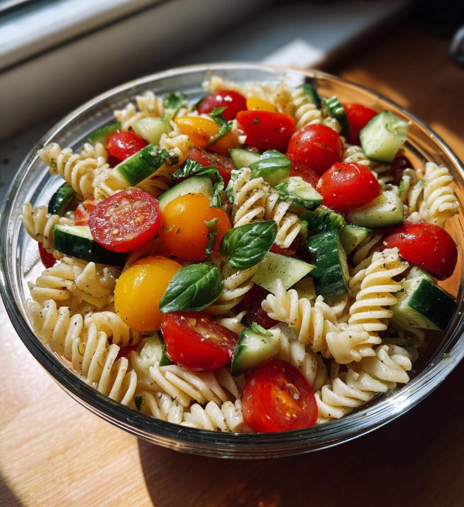 meal prep pasta salad recipe
