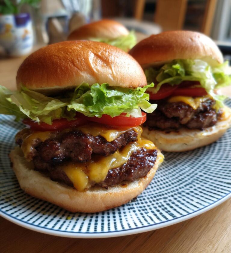 easy beef burgers recipe