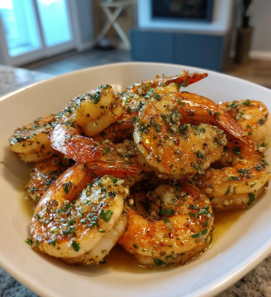 air fryer shrimp recipe garlic butter