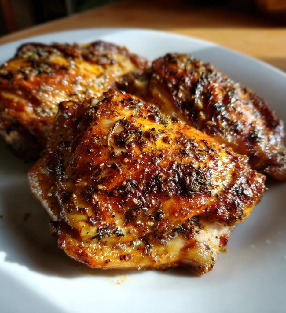 baked chicken thighs recipe easy
