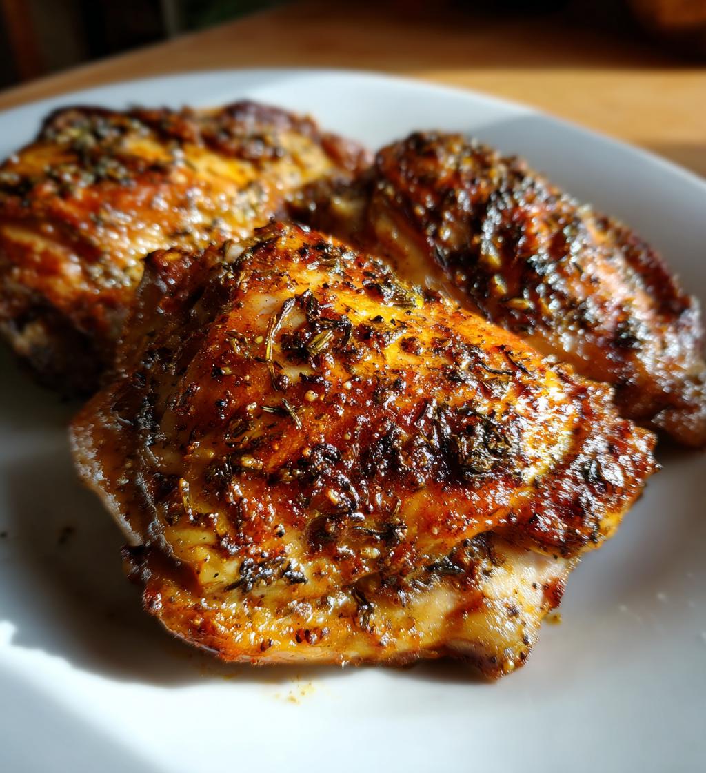 baked chicken thighs recipe easy