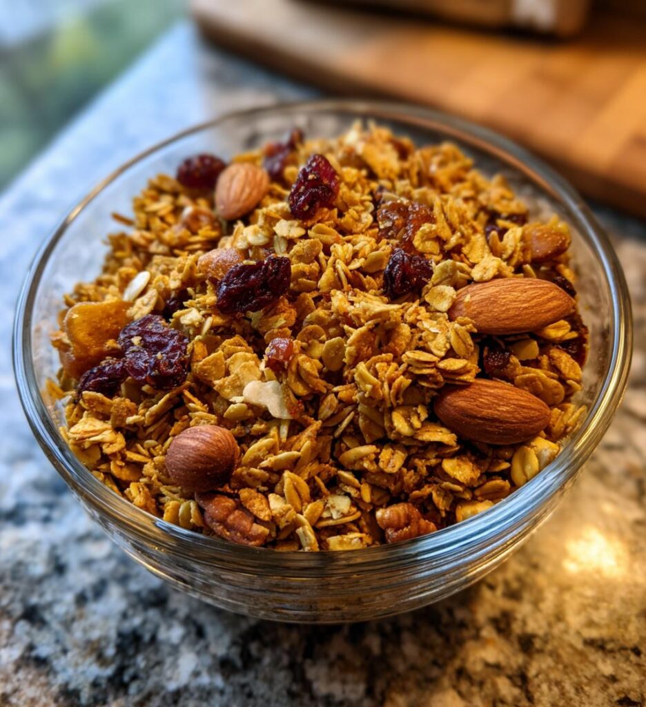 granola recipe homemade crunchy