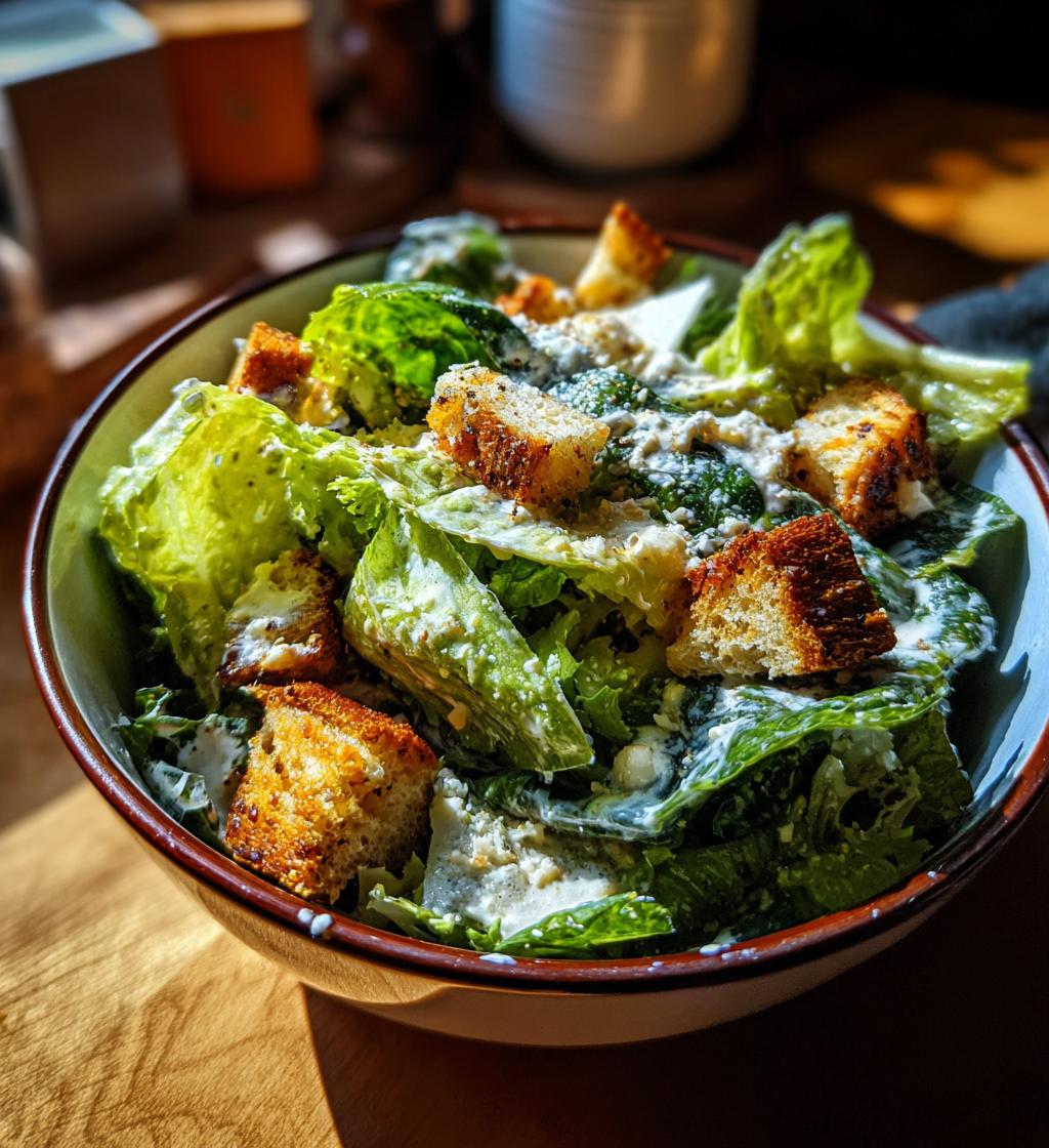 caesar salad recipe with homemade dressing