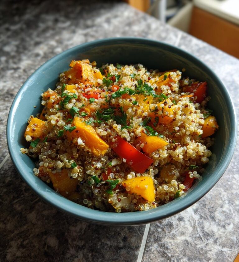 quinoa salad with roasted vegetables