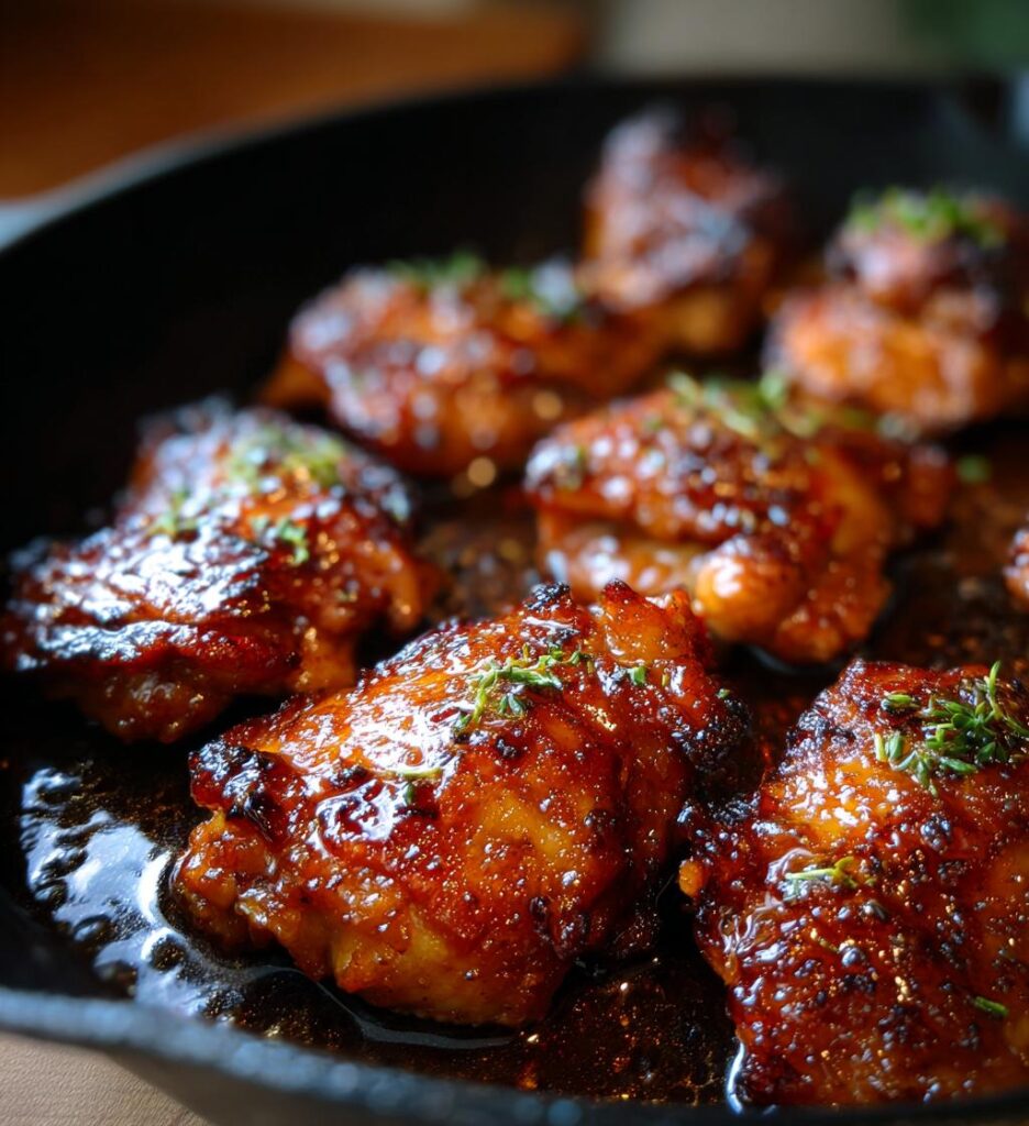 honey garlic chicken thighs