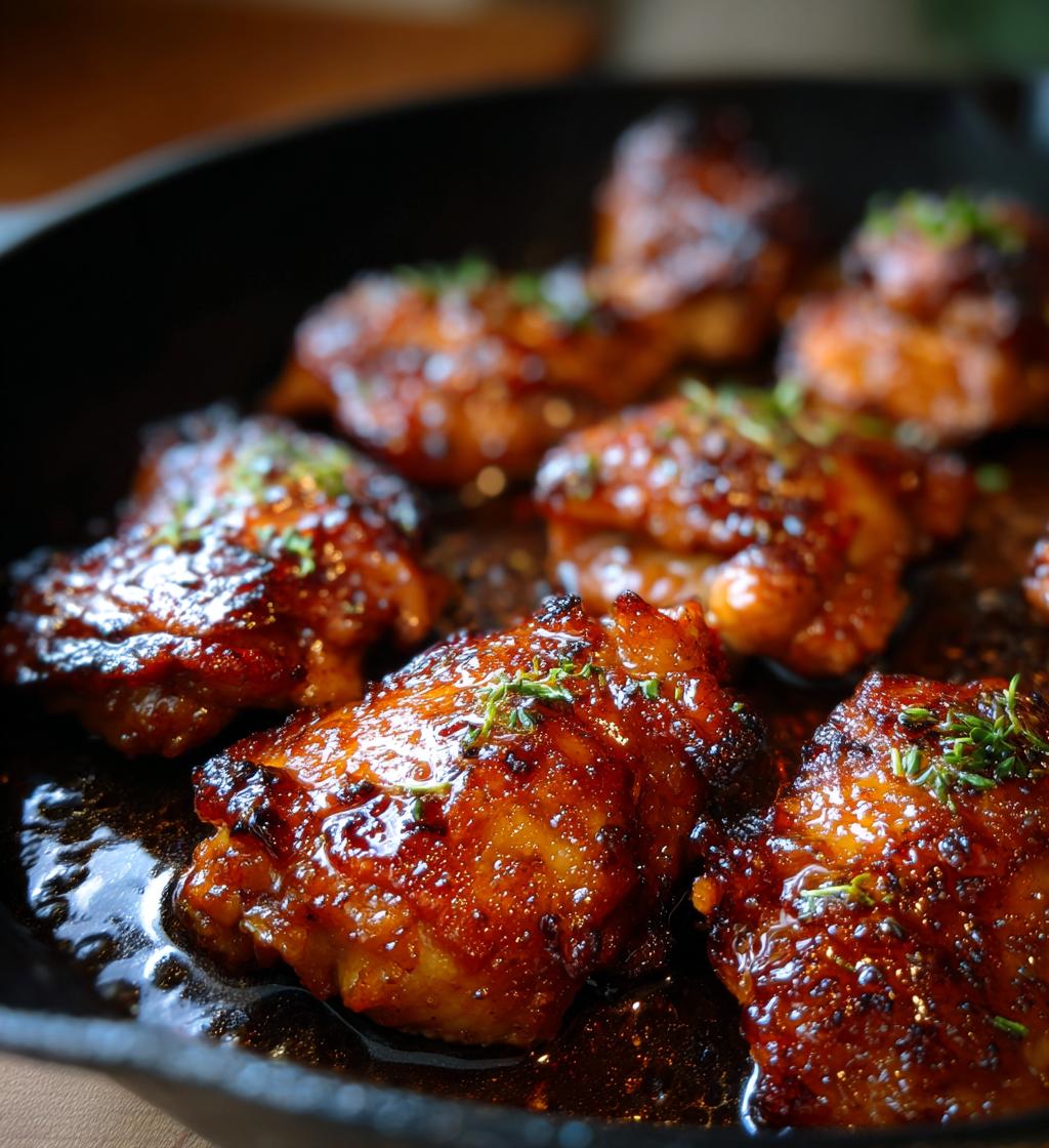 honey garlic chicken thighs