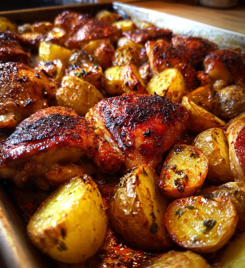 One Pan Chicken and Potatoes: Easy, Delicious Weeknight Dinner