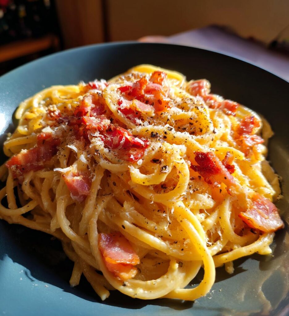 creamy pasta carbonara recipe