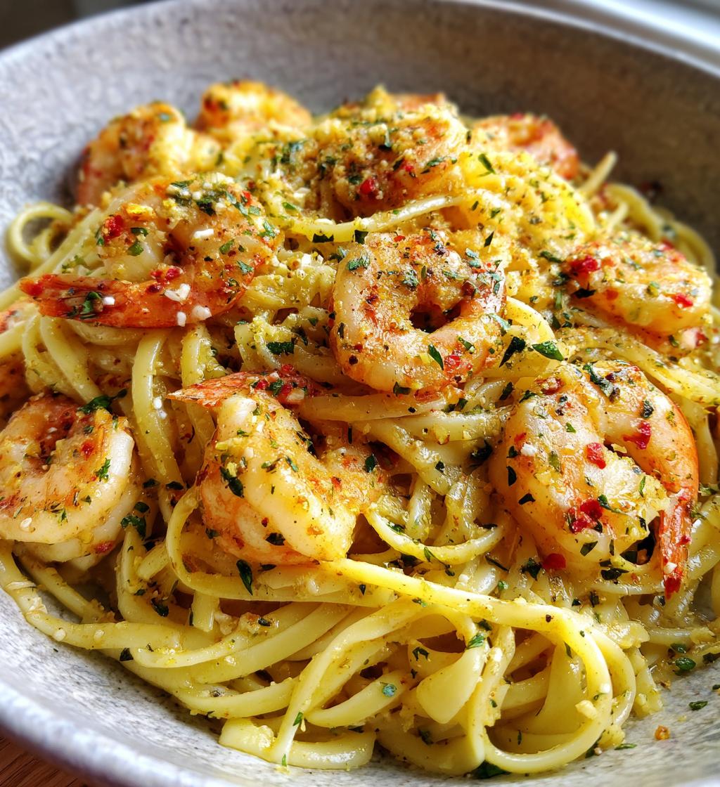 Lemon Garlic Pasta with Shrimp – Quick and Delicious Recipe
