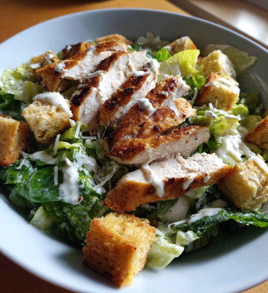 chicken caesar salad recipe homemade