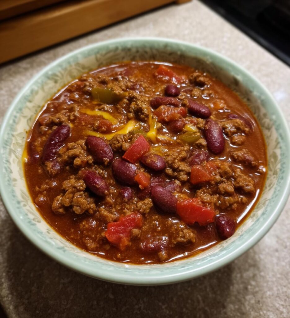 easy beef chili recipe