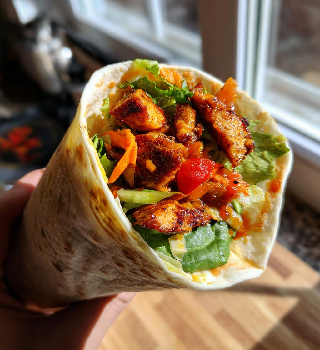 Easy Chicken Wrap Recipe: Juicy Grilled Chicken with Crisp Veggies - step by step