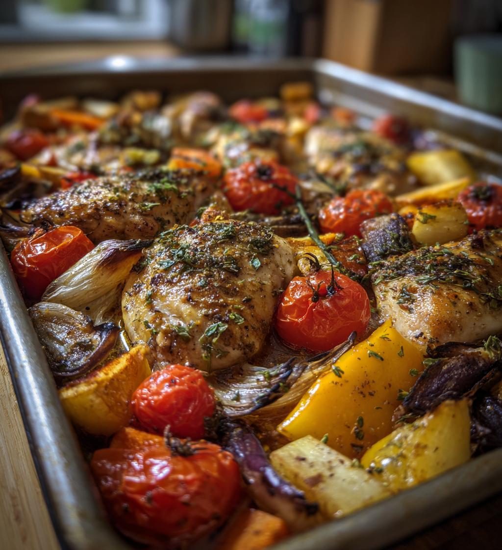 Easy Chicken and Vegetable Bake – Delicious and Quick One-Dish Meal