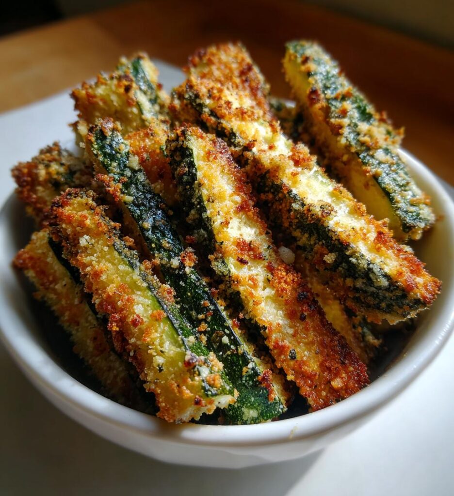 air fryer zucchini fries recipe