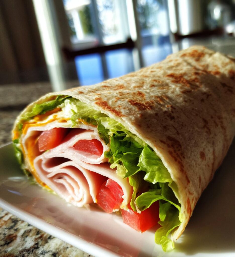 turkey wrap recipe healthy lunch