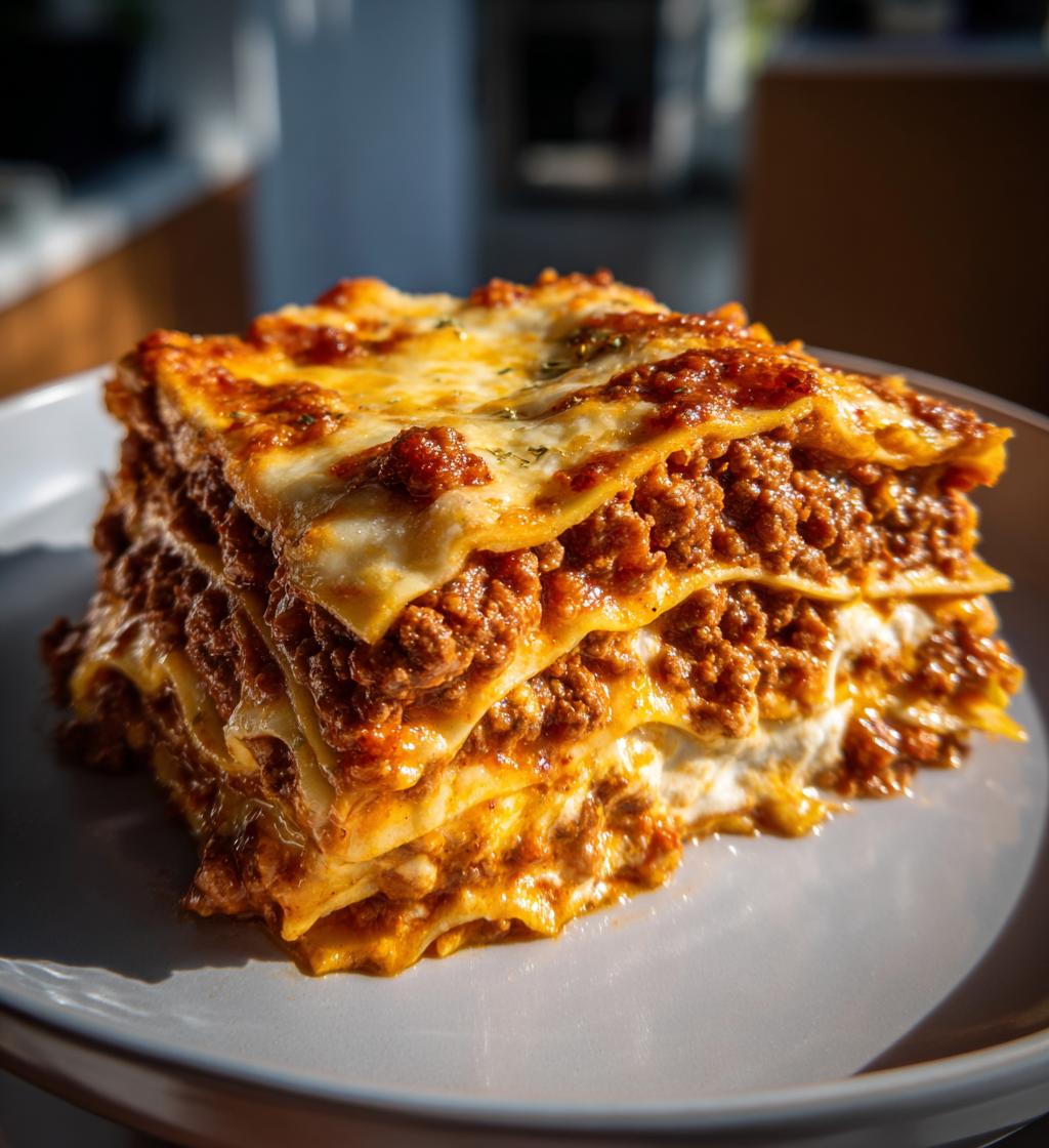 Easy Beef Lasagna Recipe – Creamy, Homemade, and Delicious Layers