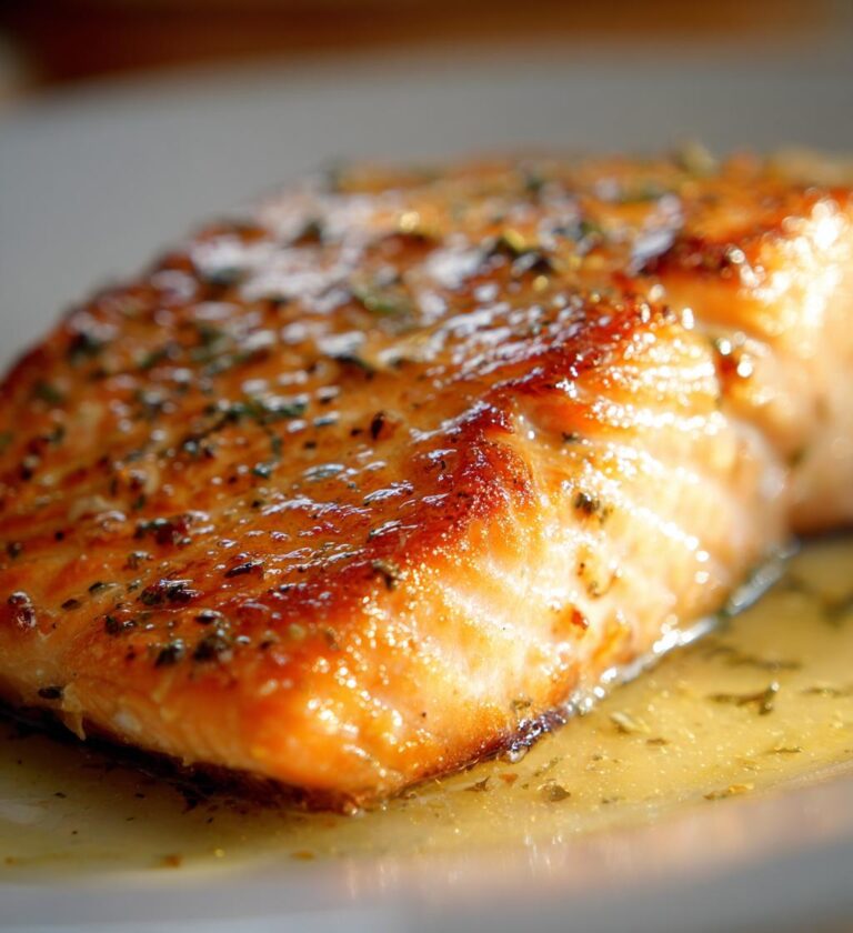 creamy lemon butter salmon