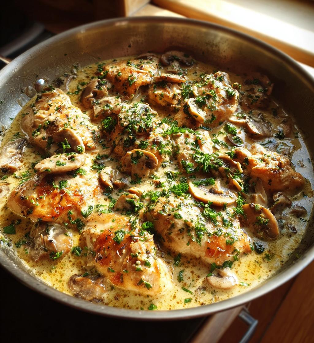 Creamy Mushroom Chicken Bake | Easy & Delicious Weeknight Dinner