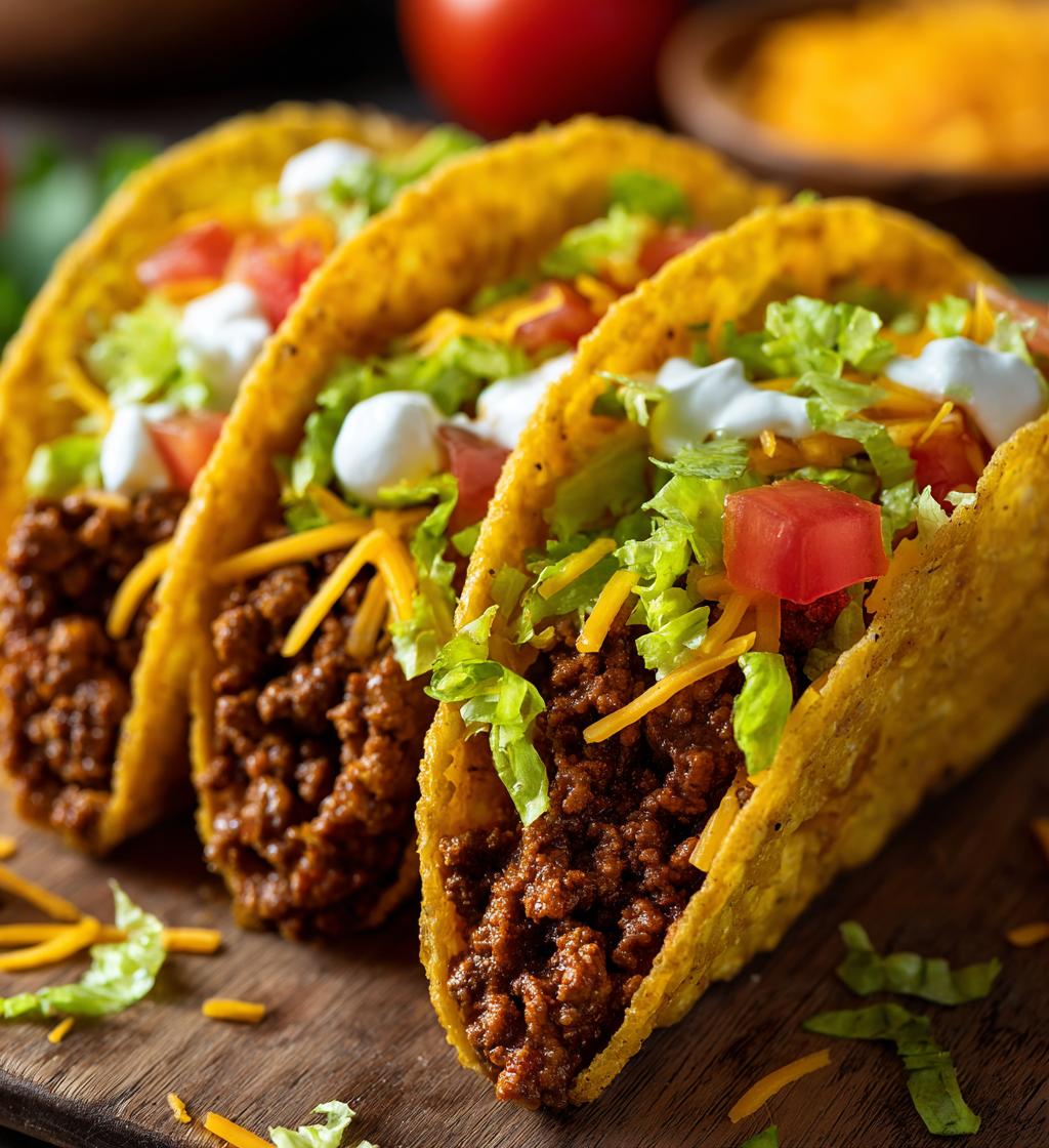 Easy Ground Beef Tacos: Crispy, Delicious, and Quick to Make