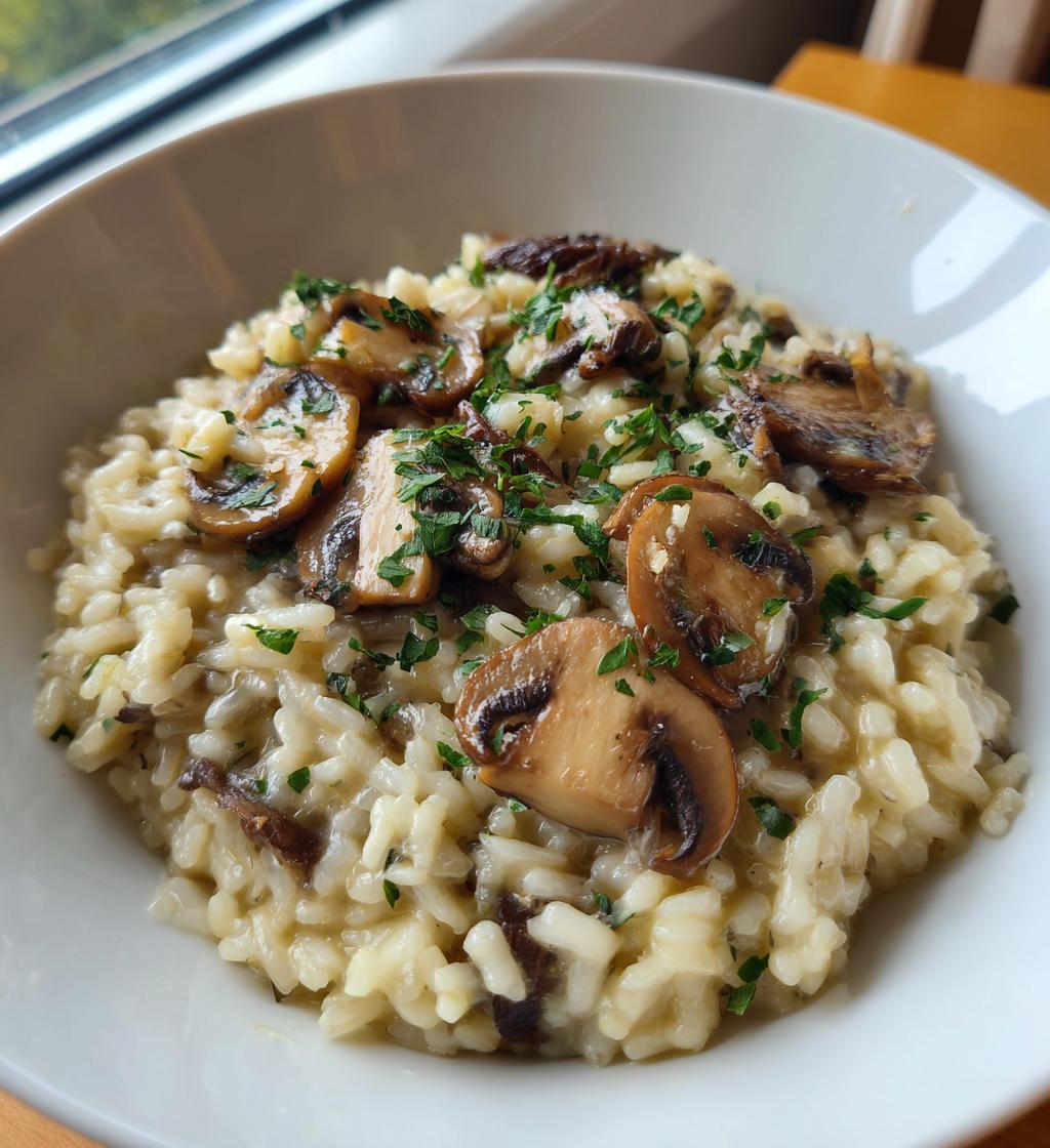 Creamy Mushroom Risotto Recipe: The Best Quick and Delicious Dinner - step by step