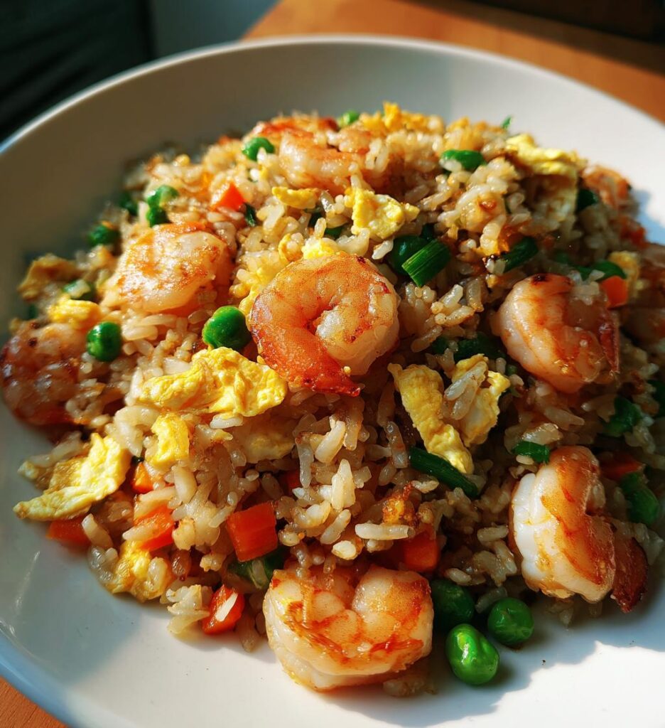 easy shrimp fried rice