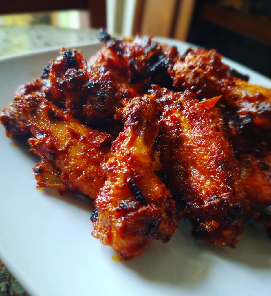 air fryer spicy chicken wings