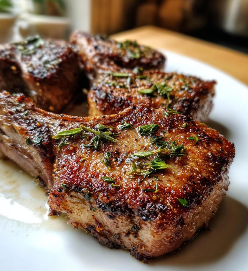 Air Fryer Lamb Chops Recipe - Juicy, Herb-Seasoned Perfection