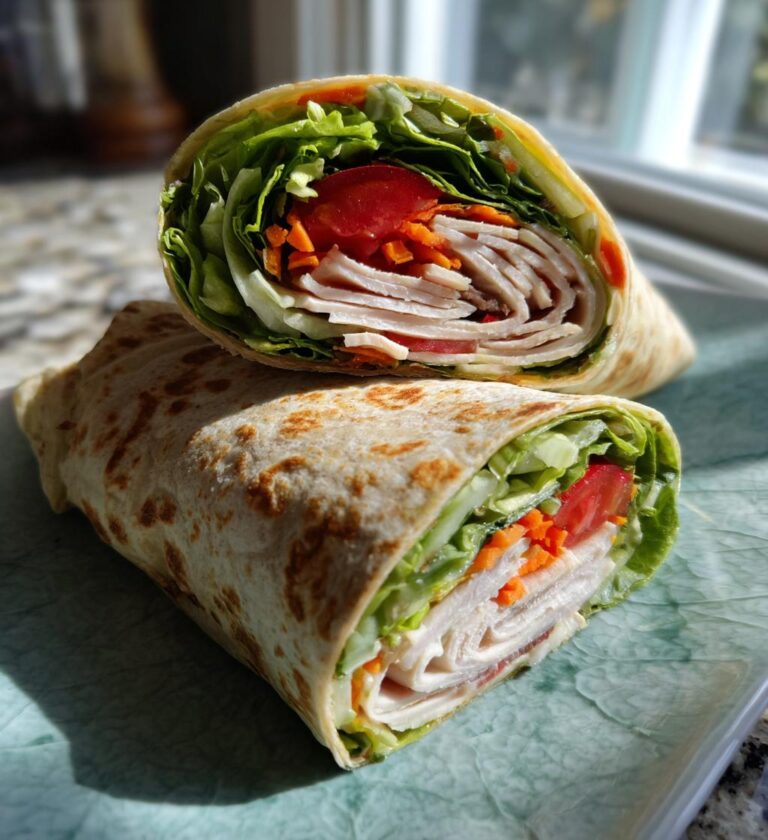 turkey wrap recipe healthy lunch