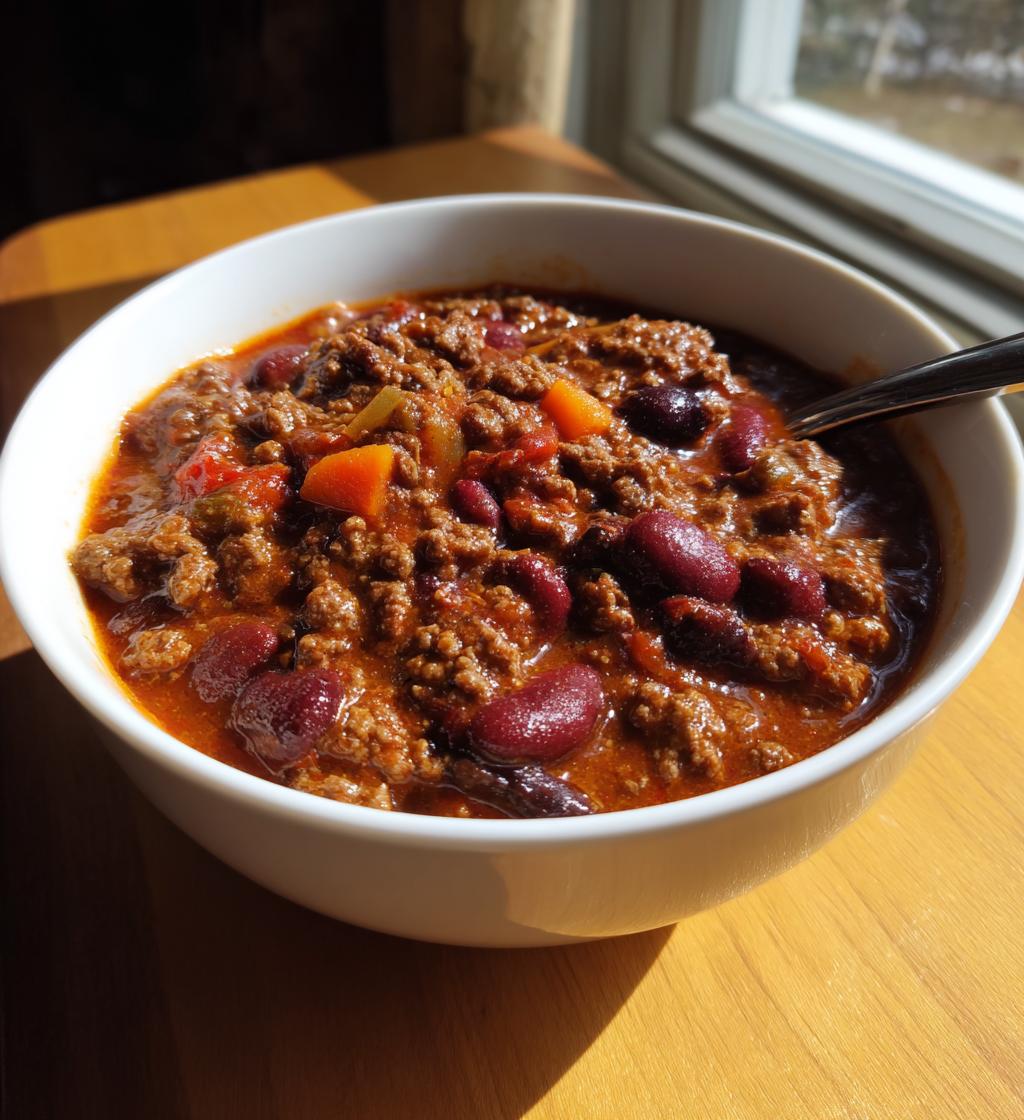 Easy Beef and Bean Chili Recipe - Hearty and Delicious Comfort Food - step by step