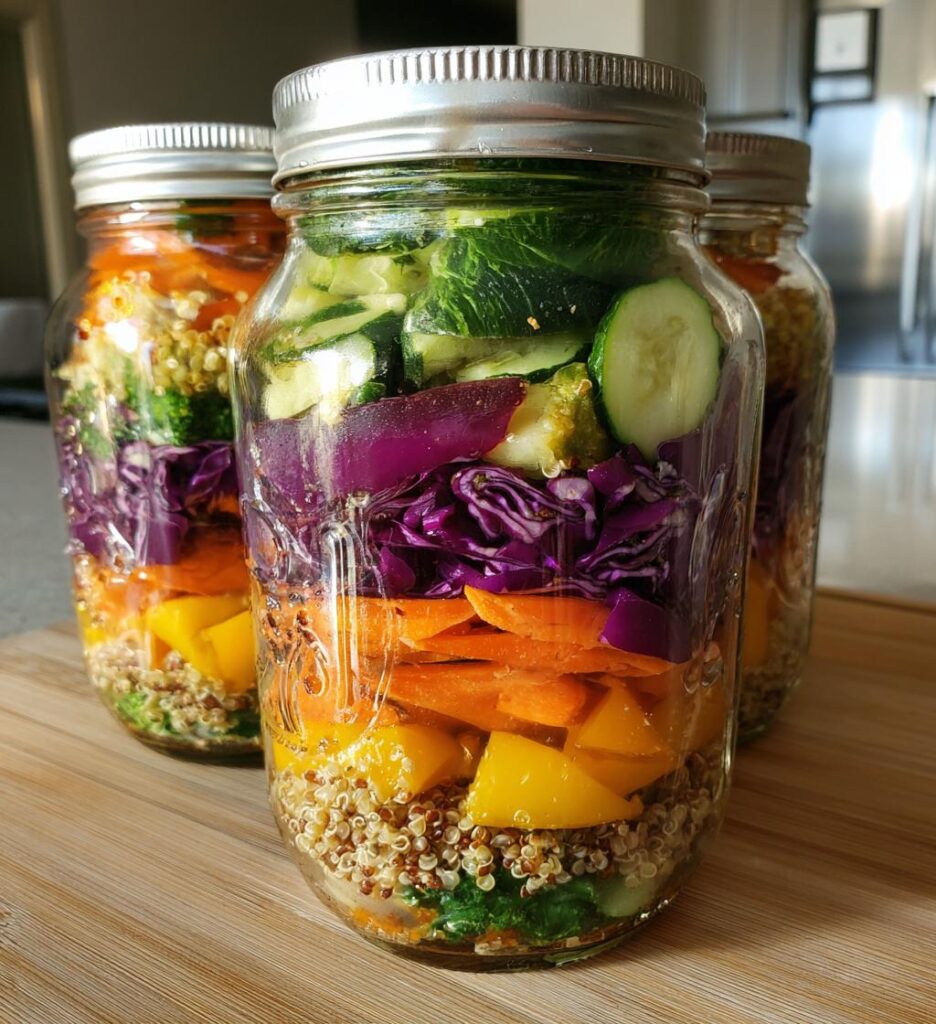 meal prep salad jars recipe