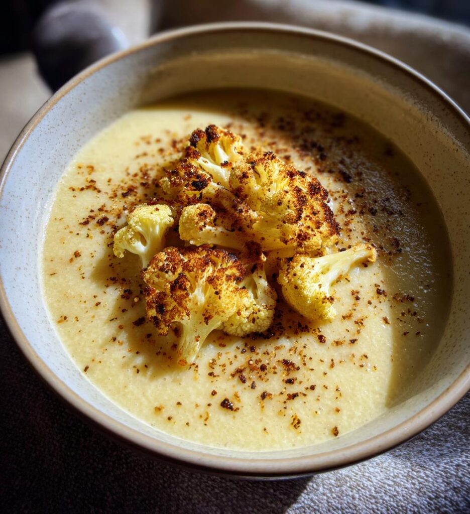 creamy cauliflower soup recipe