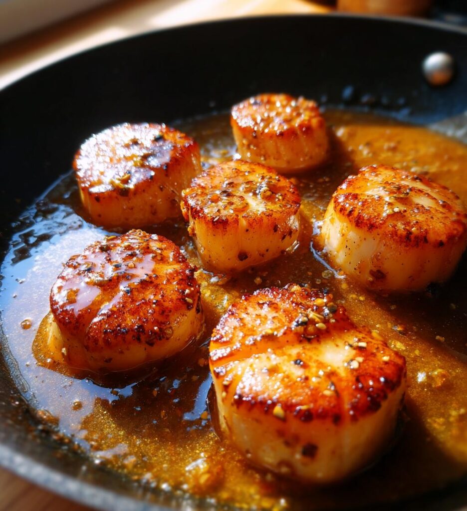 pan seared scallops with butter sauce