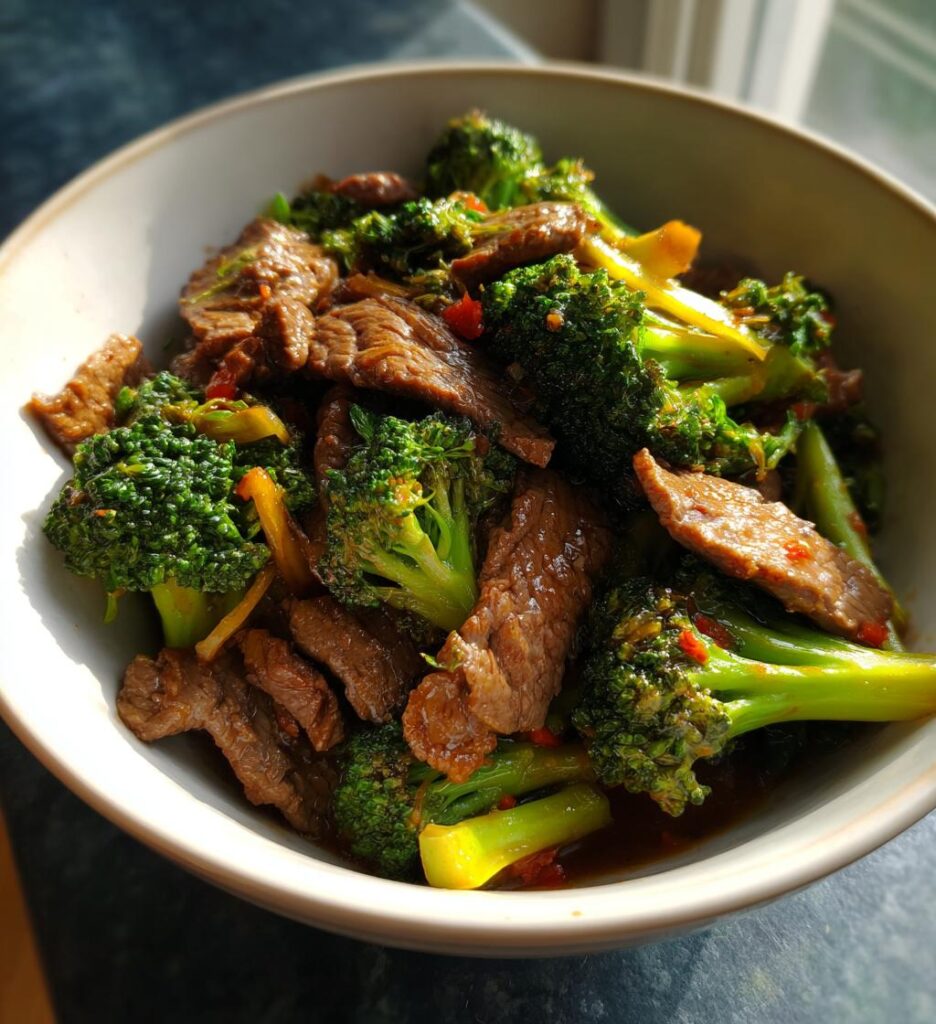 easy beef and broccoli stir fry