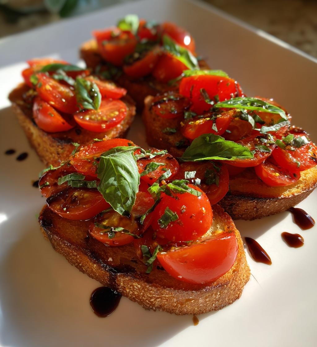 Bruschetta Recipe Classic Tomato - Easy & Delicious Appetizer - step by step