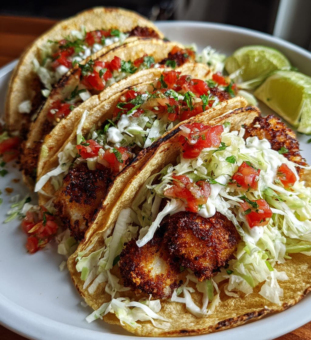 Air Fryer Fish Tacos Recipe - Crispy, Easy & Delicious!