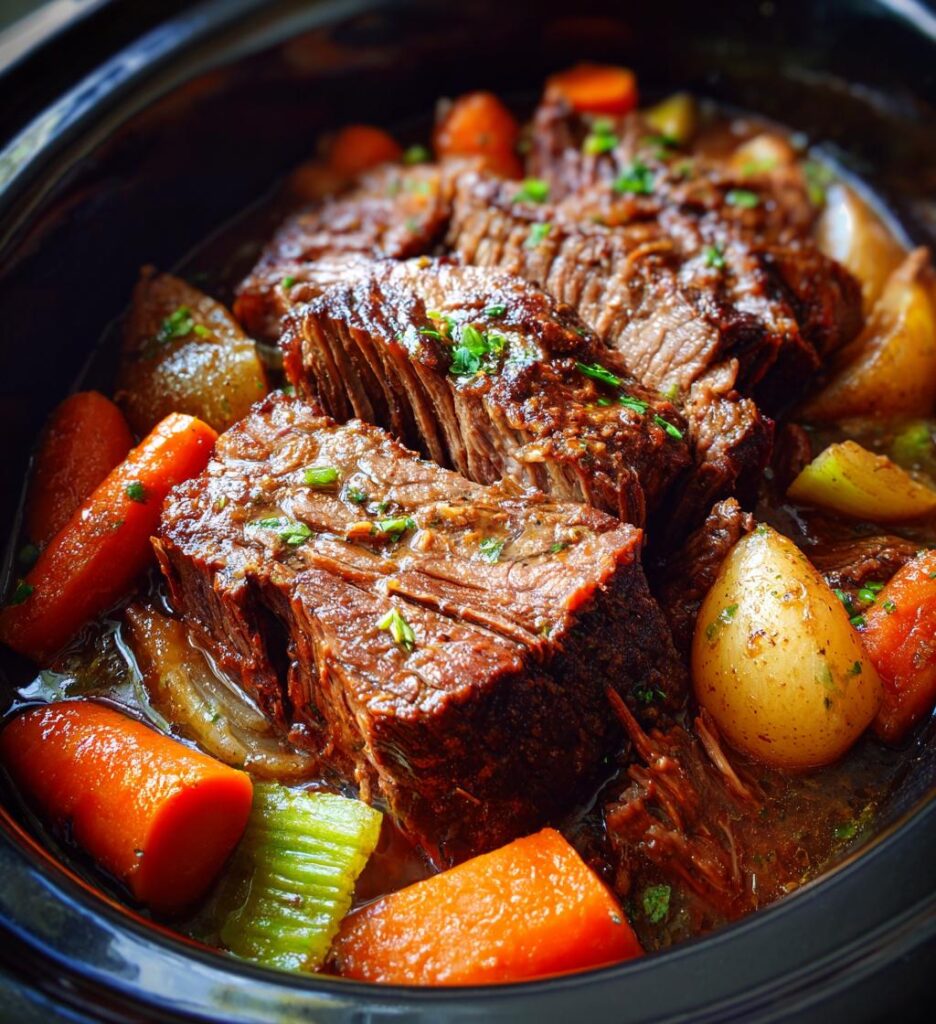 slow cooker pot roast recipe easy
