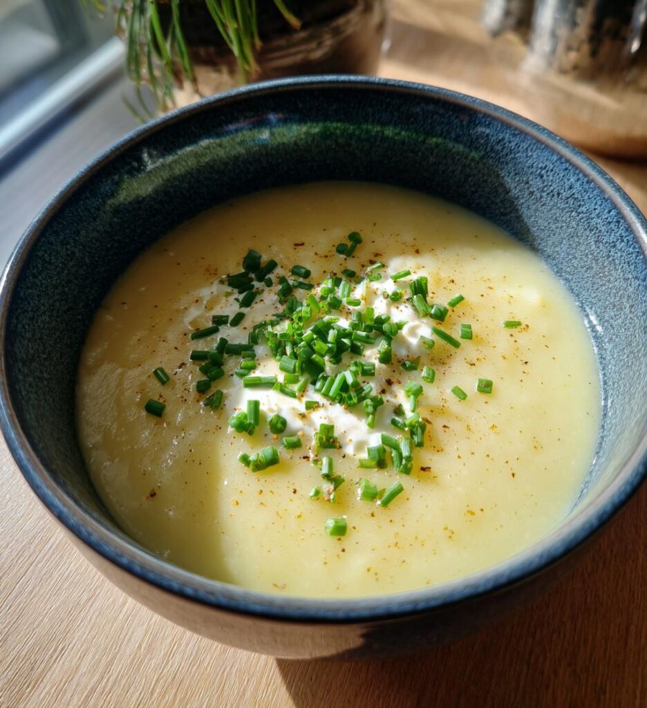 creamy leek and potato soup