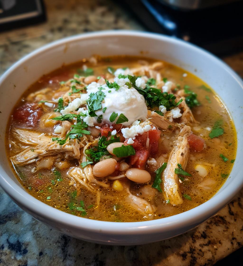 Slow Cooker White Chicken Chili: The Easy, Creamy Delight