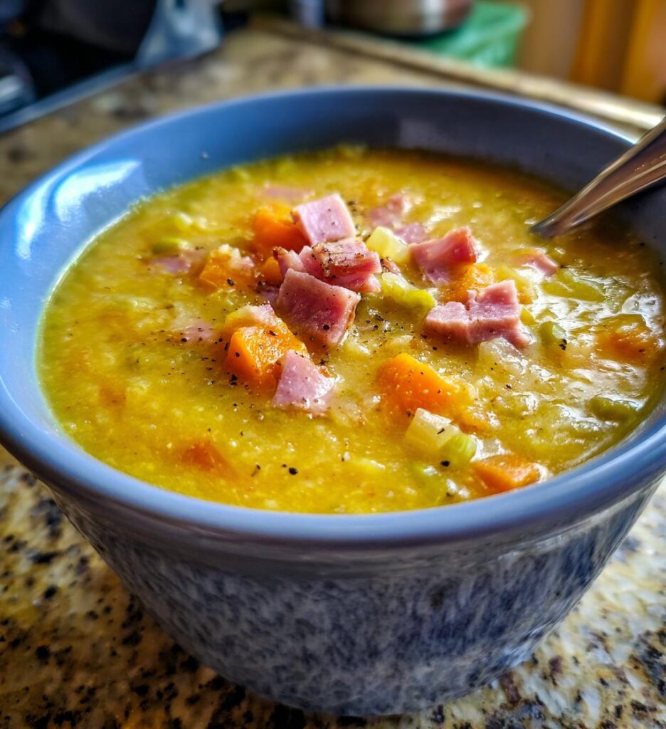 slow cooker split pea soup recipe