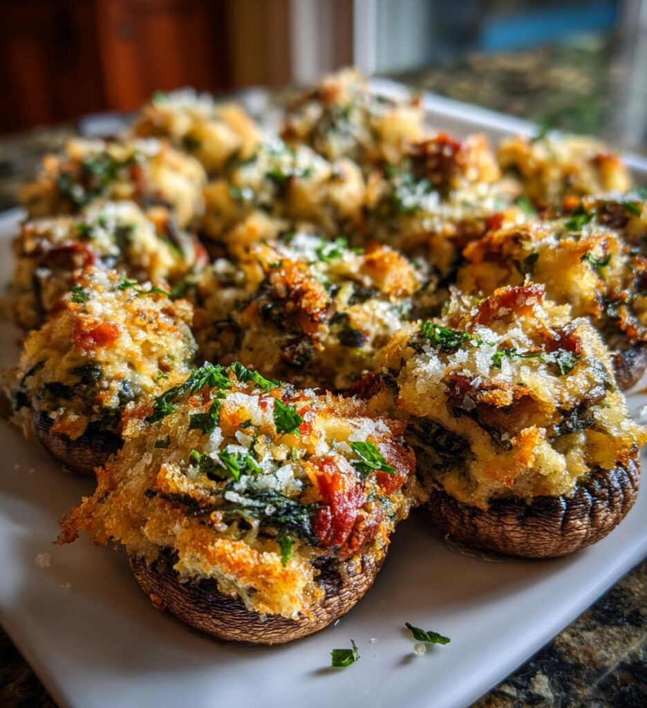 stuffed mushrooms recipe easy appetizer