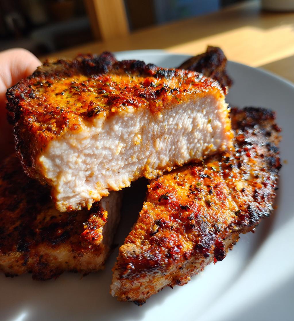 Air Fryer Pork Chops Recipe Juicy and Delicious in 20 Minutes