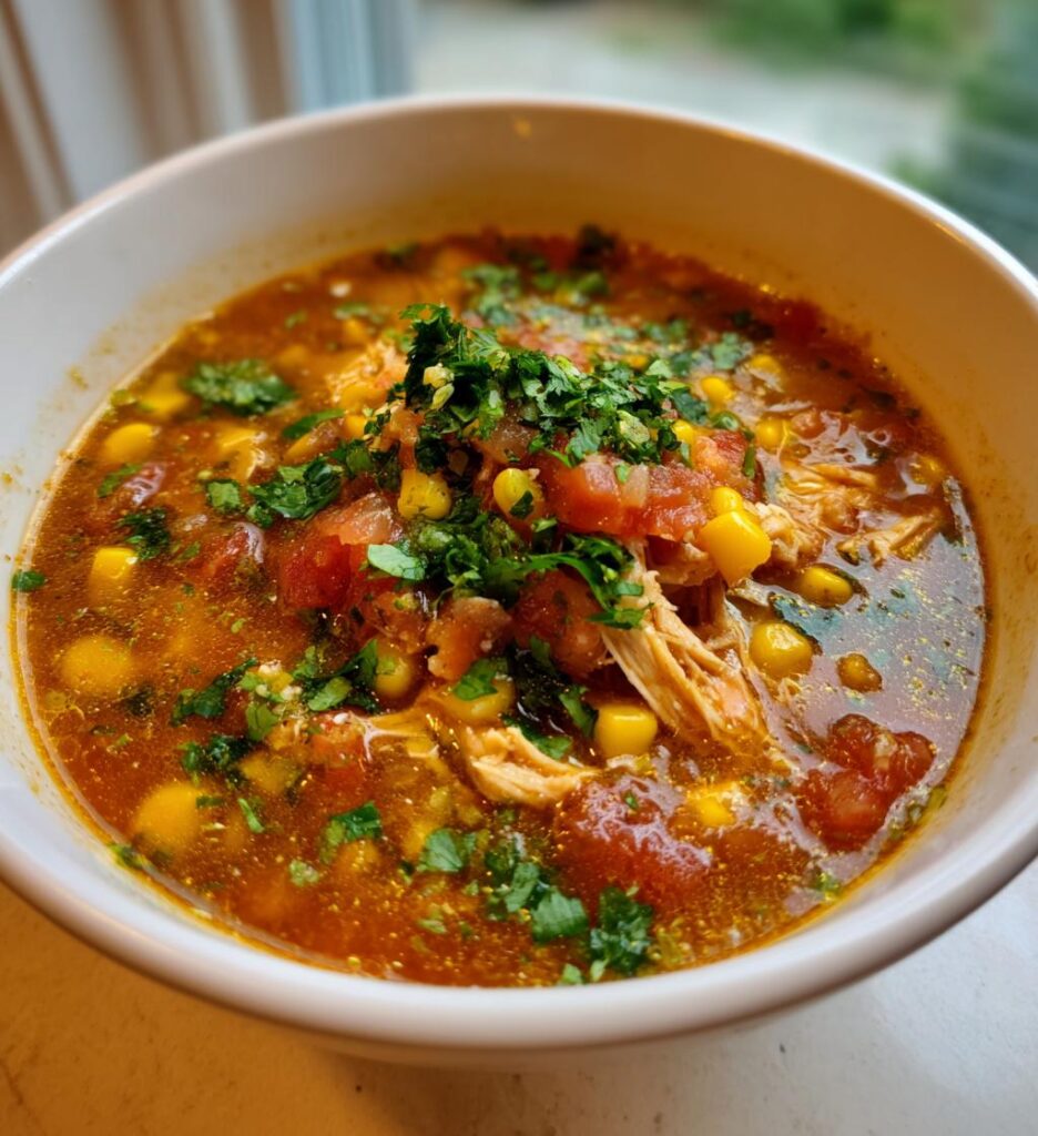 slow cooker chicken tortilla soup recipe